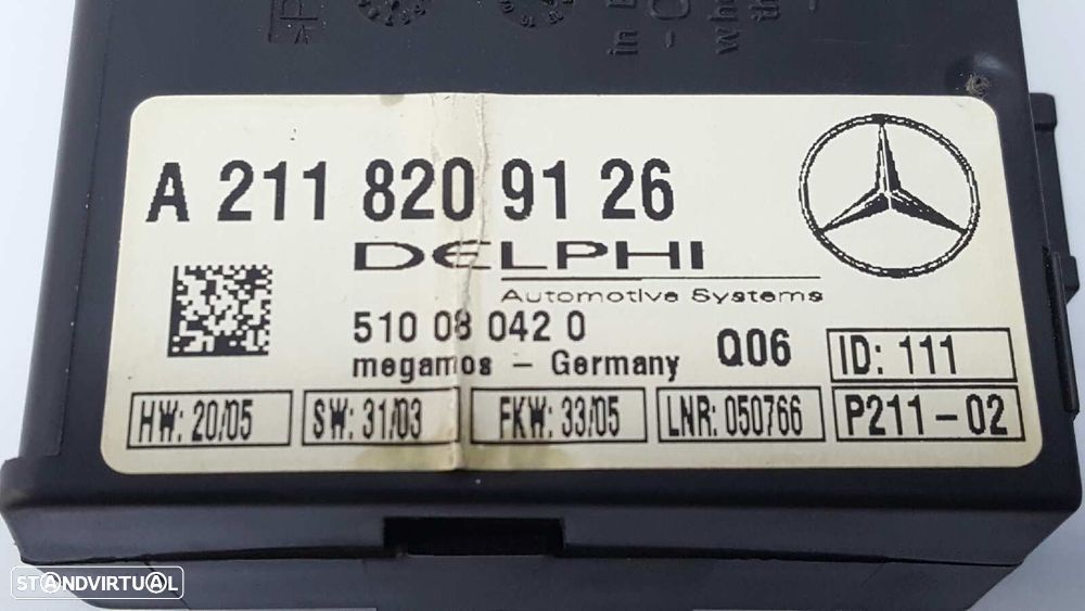 CENTRALINA CHECK CONTROL MERCEDES CLASE CLK (W209) COUPE 220 CDI (209.308) - 4