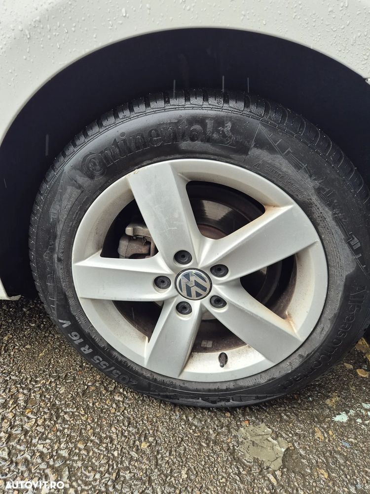 Set 4 Jante Aliaj VW 16" + Anvelope All Season 205/55 R16 (Michelin/Continental) - 16