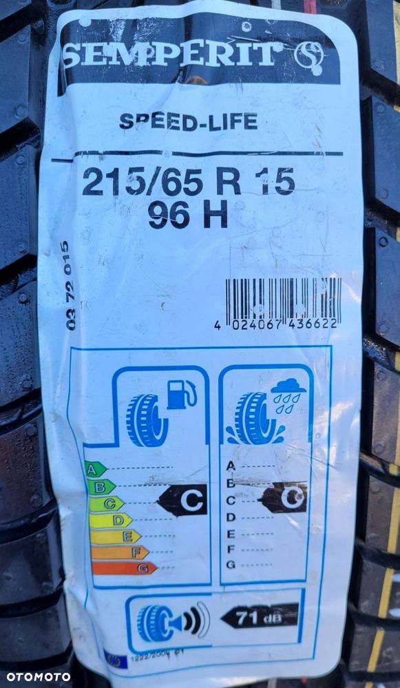 4x Semperit Speed-Life 215/65R15 96H L778A - 4