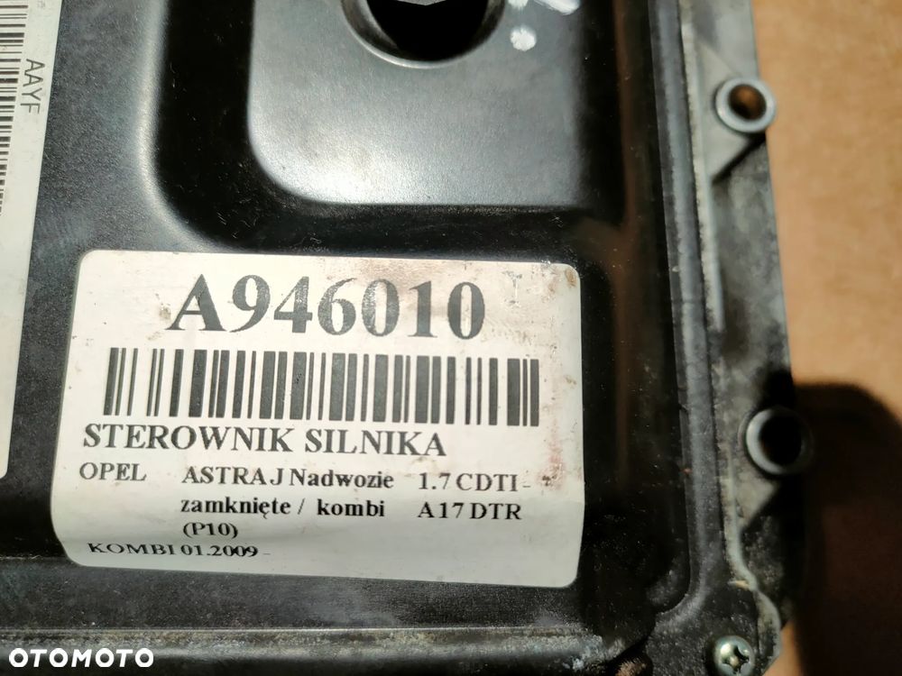 Sterownik silnika Opel Astra J  1,7cdti - 3