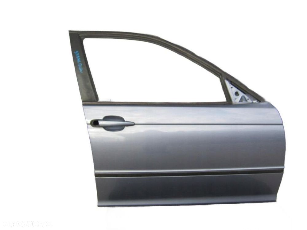 BMW E46 SEDAN KOMBI DRZWI PRAWE PRZEDNIE STAHLBLAU - 1
