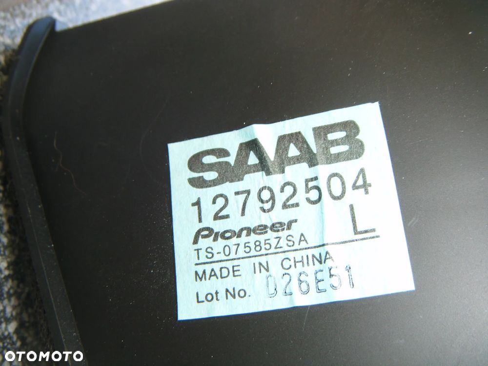saab 93 06r kombi głośniki w klape tył komplet 12792504 - 3