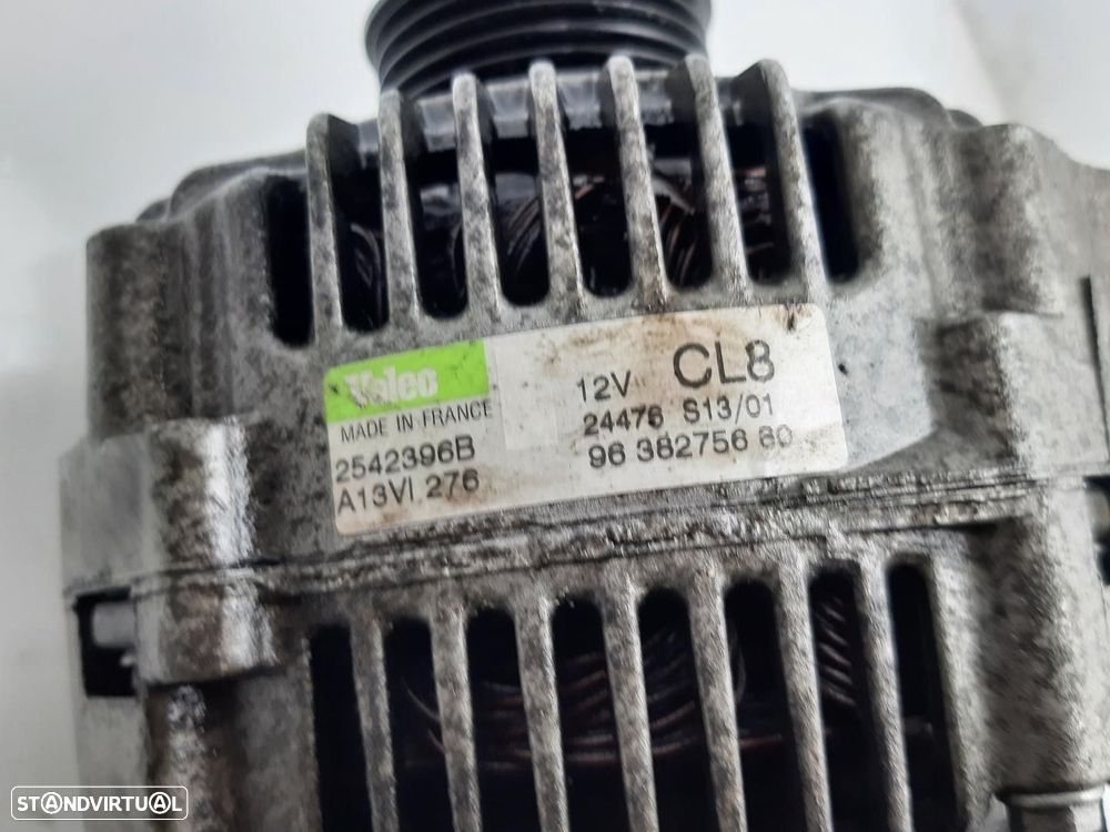 ALTERNADOR PEUGEOT 206 FASTBACK 2001 -9641398480 - 1