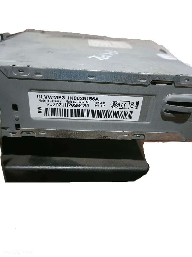 VOLKSWAGEN GOLF V 03-09 radioodtwarzacz radioodbiornik radio 1K0035156A * - 4