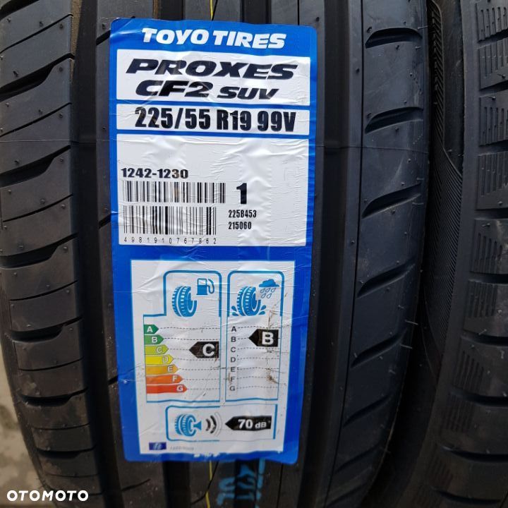 4x 225/55R19 Toyo Proxes CF2 Nowy komplet opon letnich Poznań - 2