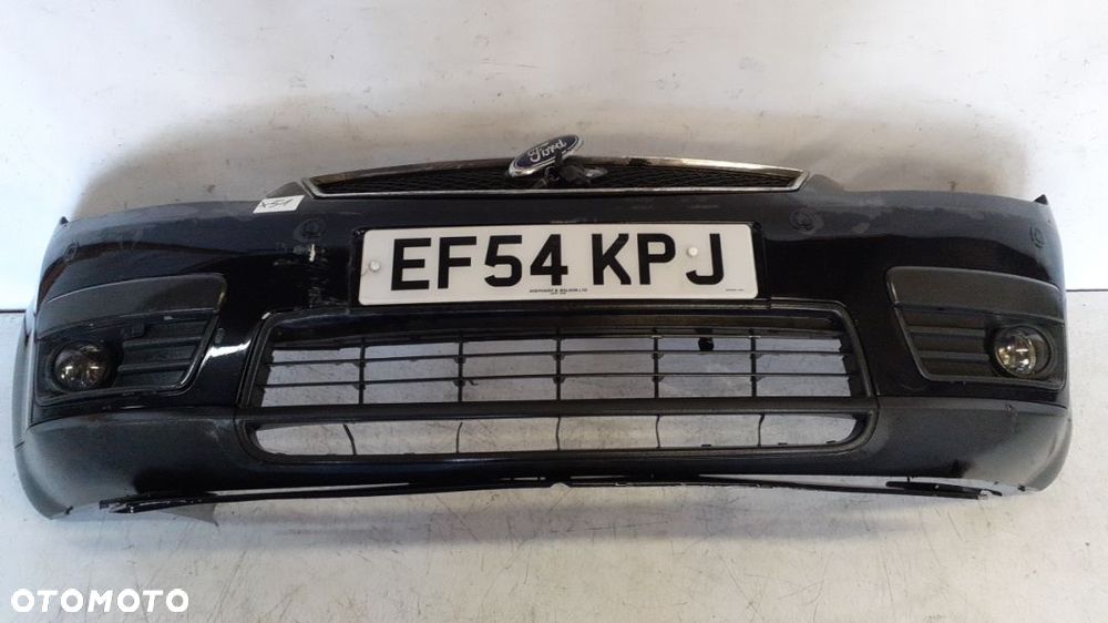 + ZDERZAK PRZÓD PRZEDNI FORD C MAX CMAX PDC CZUJNIKI F3 CZARNY HALOGENY - 1