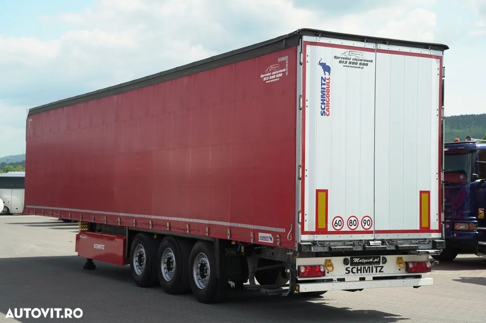 Schmitz Cargobull CORTINĂ / AXĂ RIDICATĂ / ACOPERIȘ RIDICAT / CONTENIER PENTRU PALEȚI - 4
