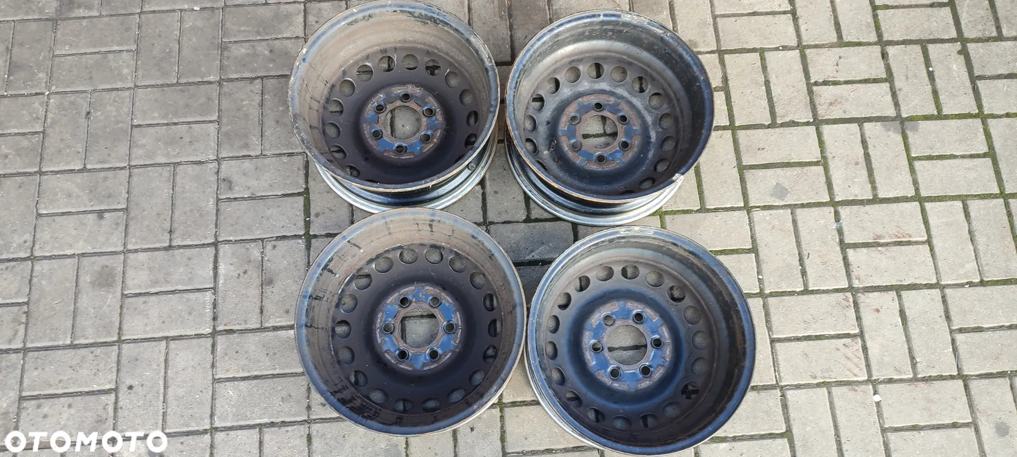 FELGI STALOWE 6x130 6.5Jx16 CALI ET62 MERCEDES  SPRINTER VW CRAFTER KFZ9488 1 SZTUKA - 7