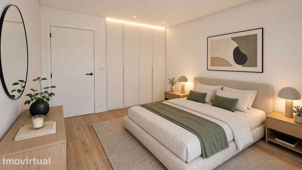 Apartamento T2 com garagem e varanda. Bem Situado - Grande imagem: 4/16