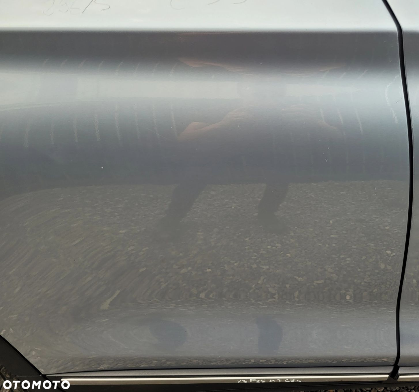 DRZWI PRAWY TYŁ TYLNE BMW X3 F25 896 BLUEWATER ORG LAKIER C55 - 5