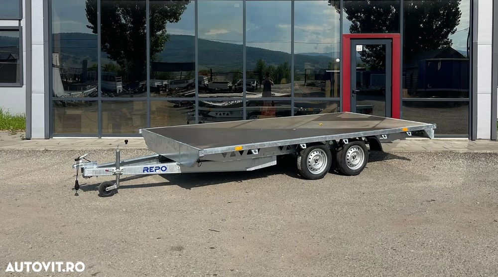 REPO Remorca /Platforma transport auto 4m/2m 750kg - 2