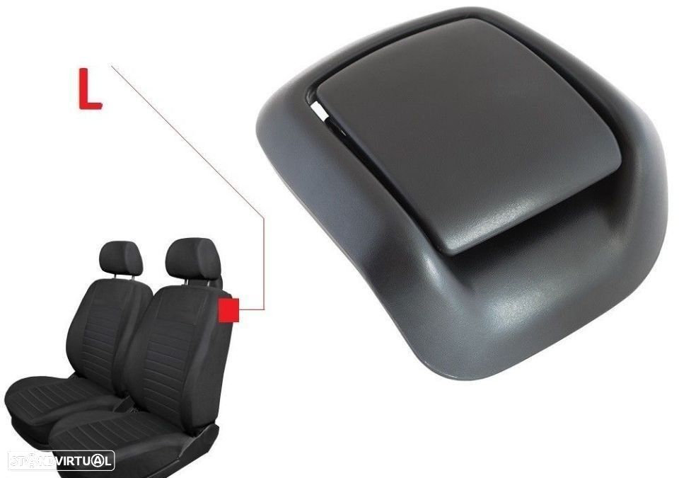 Ajuste puxador do banco Ford Fiesta MK6  2002-2008   NOVO - 3