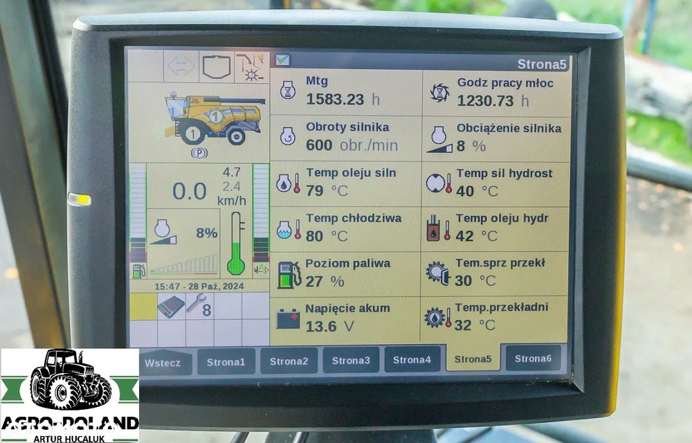 New Holland CX 8.90 - 1230/1583 h + GPS-AUTOPILOT + VARIO 7,62 M - 2018 ROK - 7