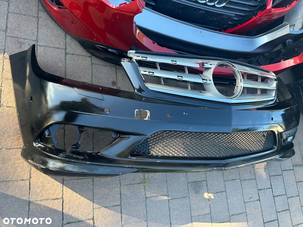 MERCEDES C-KLASA W204 PAKIET AMG ZDERZAK SPRYSK PDC 07-ORG - 2