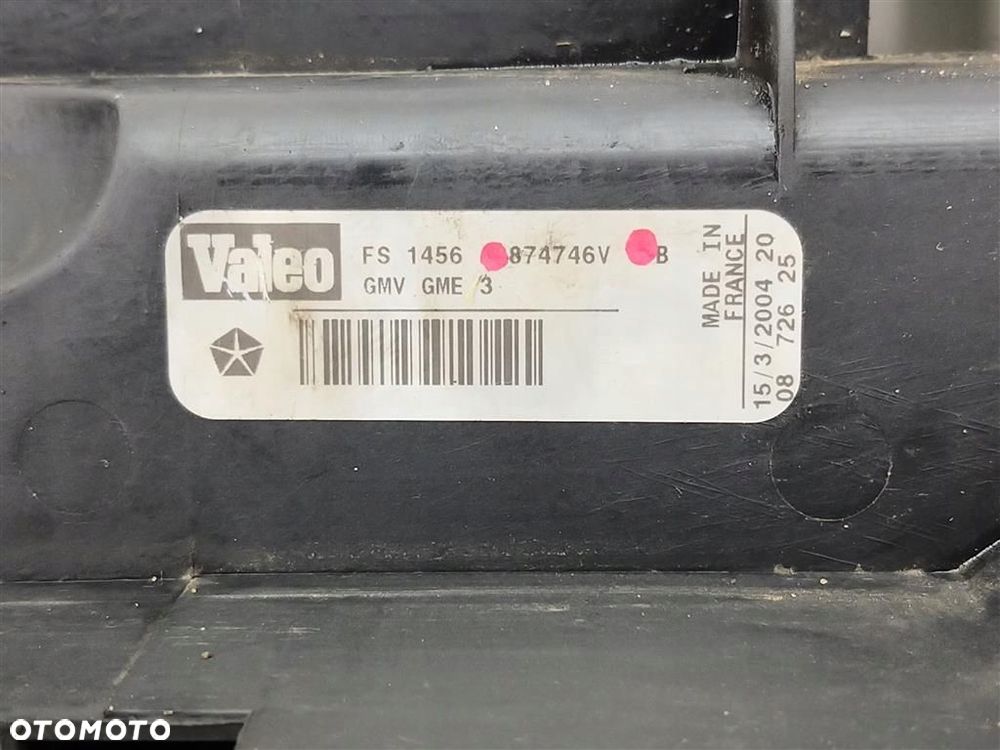 Wentylator chłodnicy wody Chrysler Voyager IV 2000-2007 2,8 CRD 874746V - 7