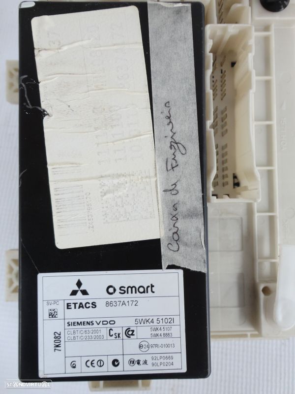 Caixa Dos Fusíveis Mitsubishi Colt Vi (Z3_A, Z2_A) - 2