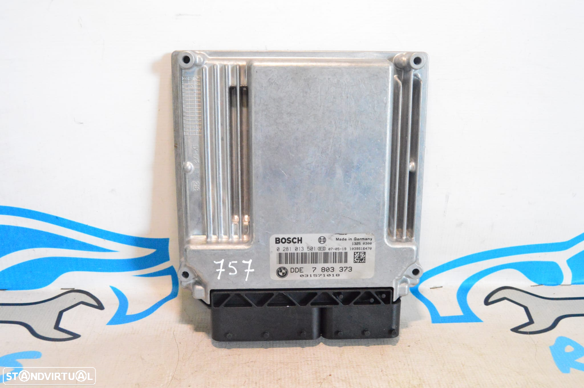CENTRALINA ECU MOTOR BOSCH BMW 0281013501 DDE7803373 7803373 031571018 1039S16470 BMW SERIE 3 E87 E90 E91 E60 E61 04-08 2.0D 163 CV M47N2 204D4 - 2