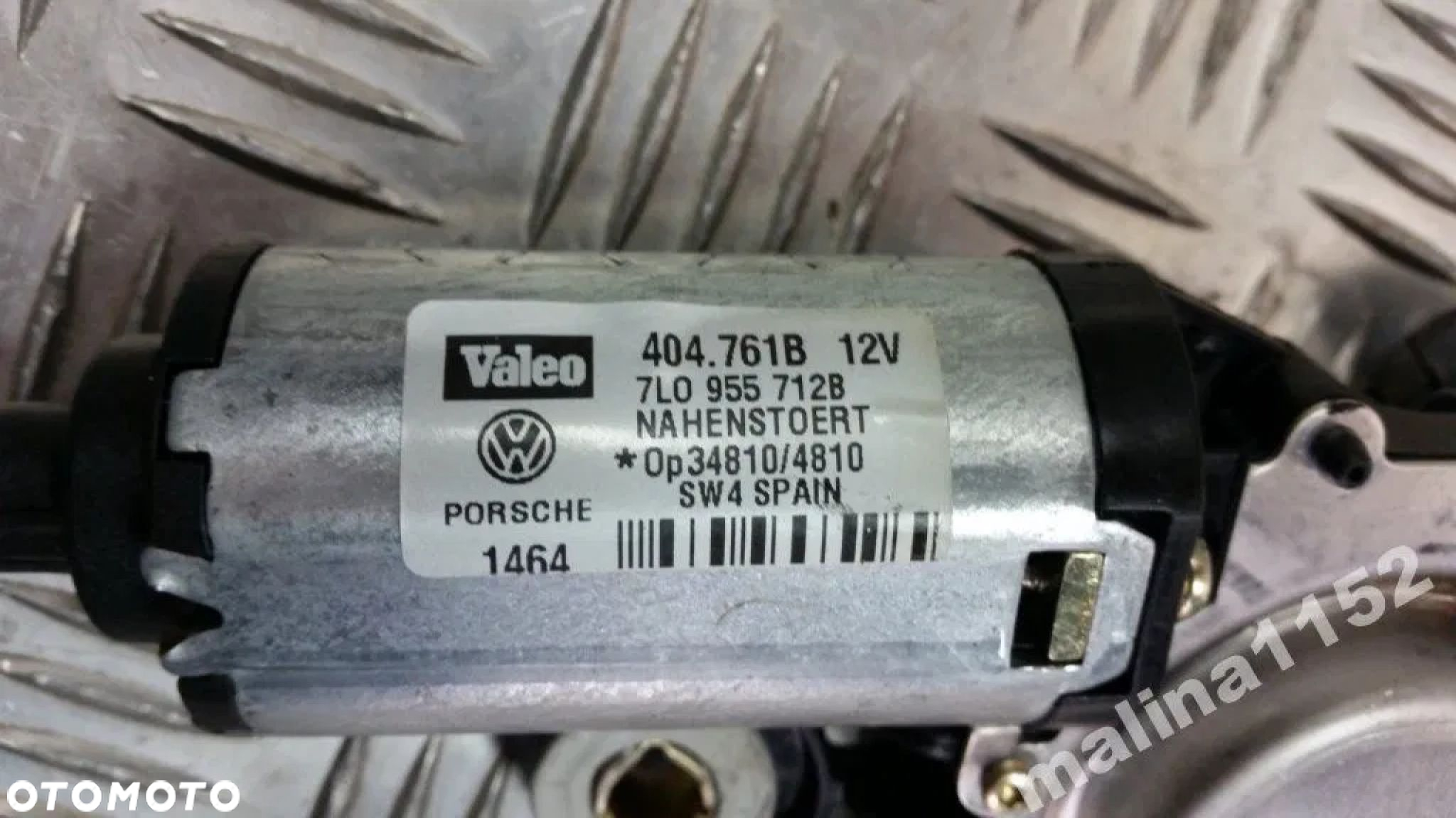 VW TOUAREG 7L CAYENNE 03-09R SILNICZEK WYCIERACZEK TYL 7L0955712 B - 2