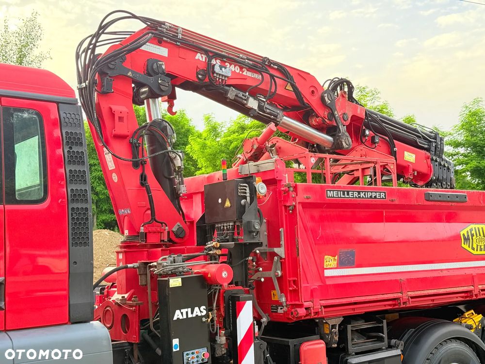 MAN * TGS 26.360 MAN * HDS Kran ATLAS 240.02 * Napęd 6X6 * Kiper Wywrotka Meiller * Kosz Łyżka * Energetyka * - 6