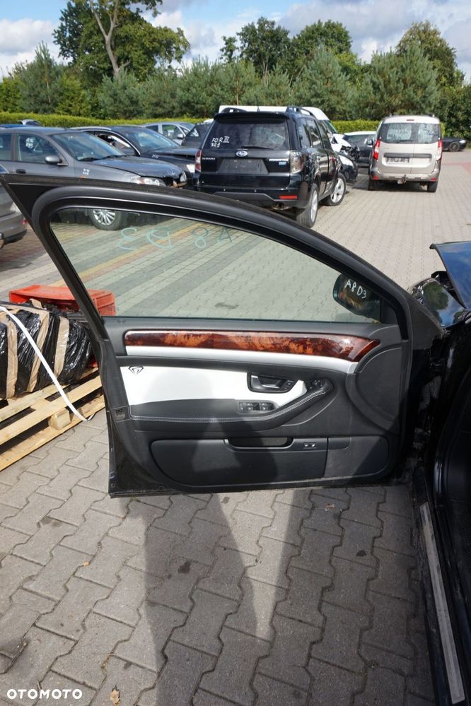 DRZWI PRZEDNIE LEWE A8 II D3 4E2 LIFT   CZARNY AUDI 2005-2010 - 8