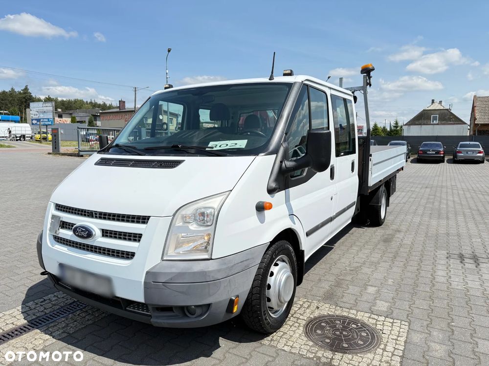 Ford Transit Doka Brygadówka 6-miejsc + Skrzynia 3.48 m + HDS Zarejestrowany w PL - 2