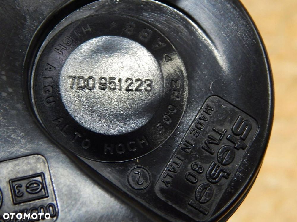vw t5 multivan klakson sygnał dźwiękowy 7d0951223 - 3