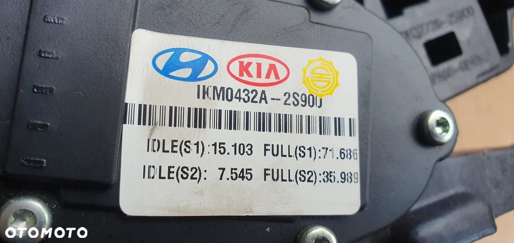 Pedał potencjometr gazu Hyundai ix35 32727-2S000 - 8