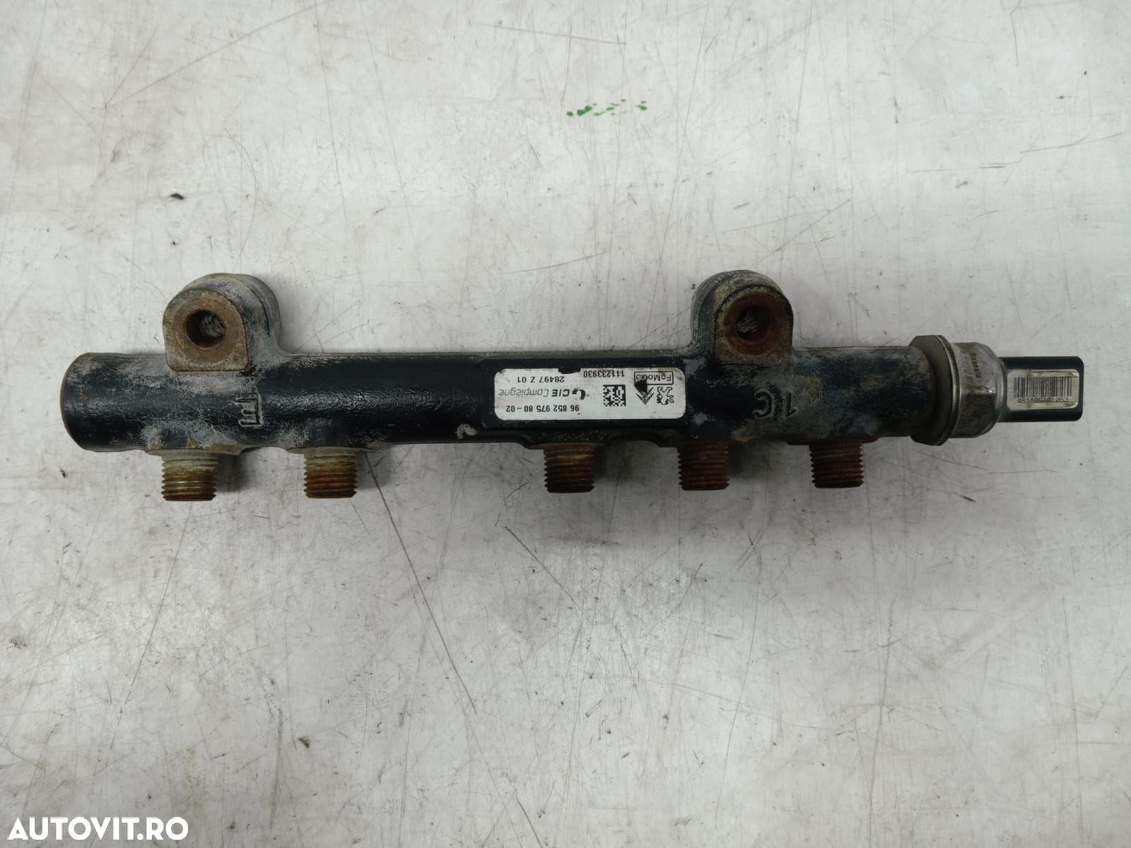 Rampa injectoare 9685297580-02 28497z01 1.6 hdi 9HP Peugeot 3008 1 [2 - 1