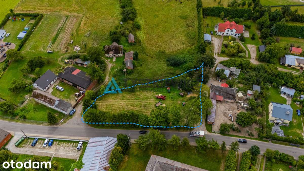Działka pod agroturystykę – Naćmierz, 2200 m², tyl - Pełny obrazek: 2/5