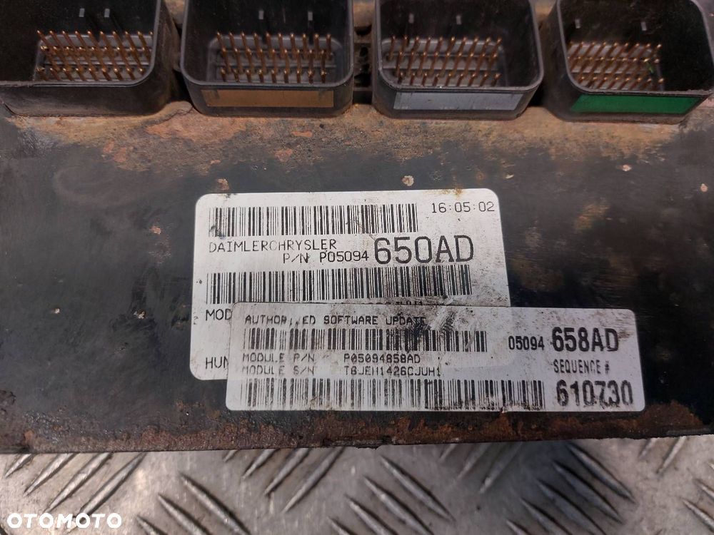 ZESTAW STARTOWY CHRYSLER GRAND VOYAGER IV 05-07r 3.3 V6 05094650AD - 4