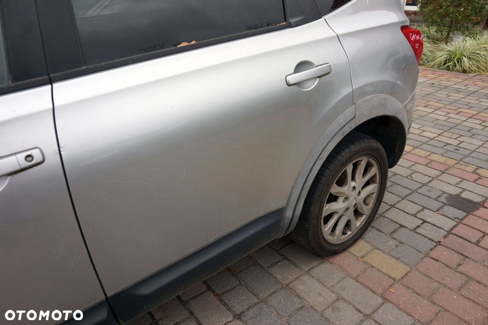 DRZWI TYLNE LEWE QASHQAI+2 I J10 KY0  SREBRNY NISSAN 2008-2013 - 2