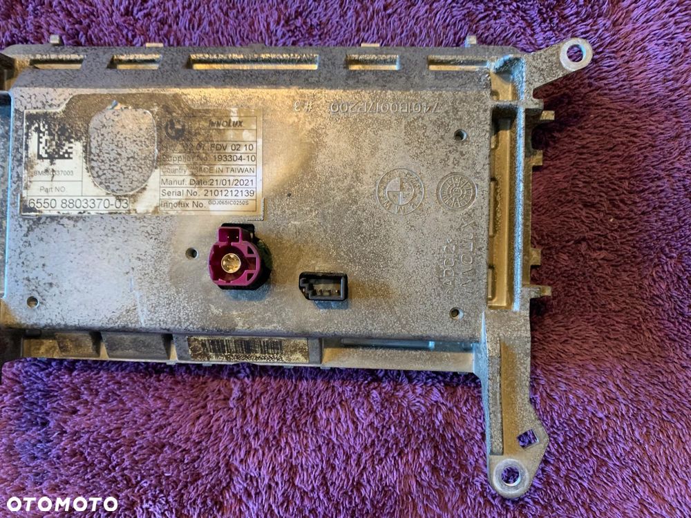 EKRAN RADIO NAWIGACJA MINI F54 F55 F56 F57 F60 8803370 - 9