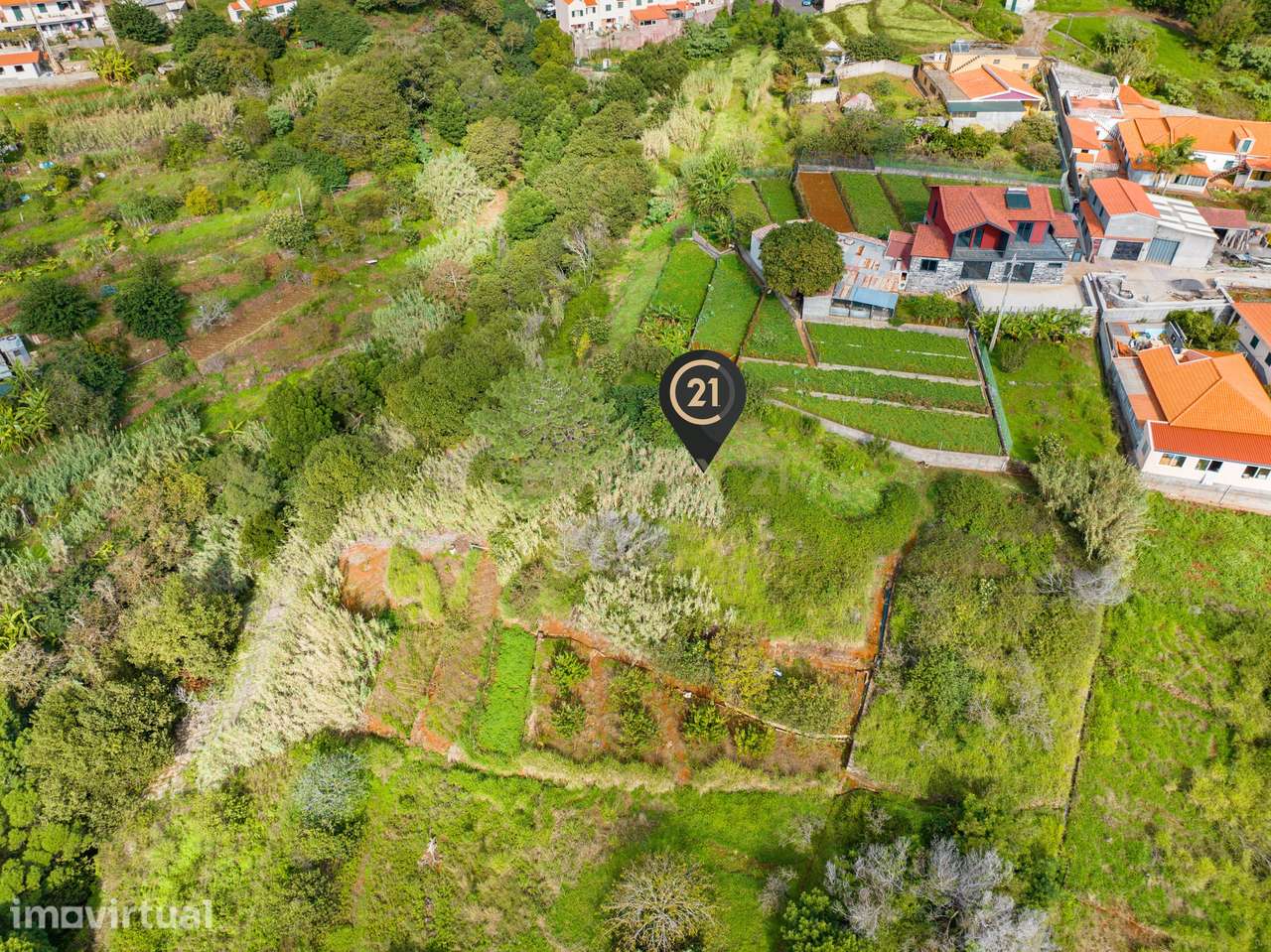 Terreno Rústico Agroflorestal de 900 m2 - Santa Cruz, Madeira - Grande imagem: 5/15