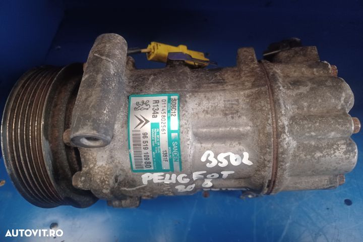Compresor AC SD6C12 965191098 01145802561 Peugeot 308 T7 [2007 - 2011 - 15
