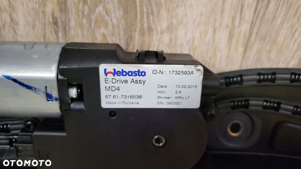 Szyberdach Kompletny BMW F30 2017 7846282 - 7