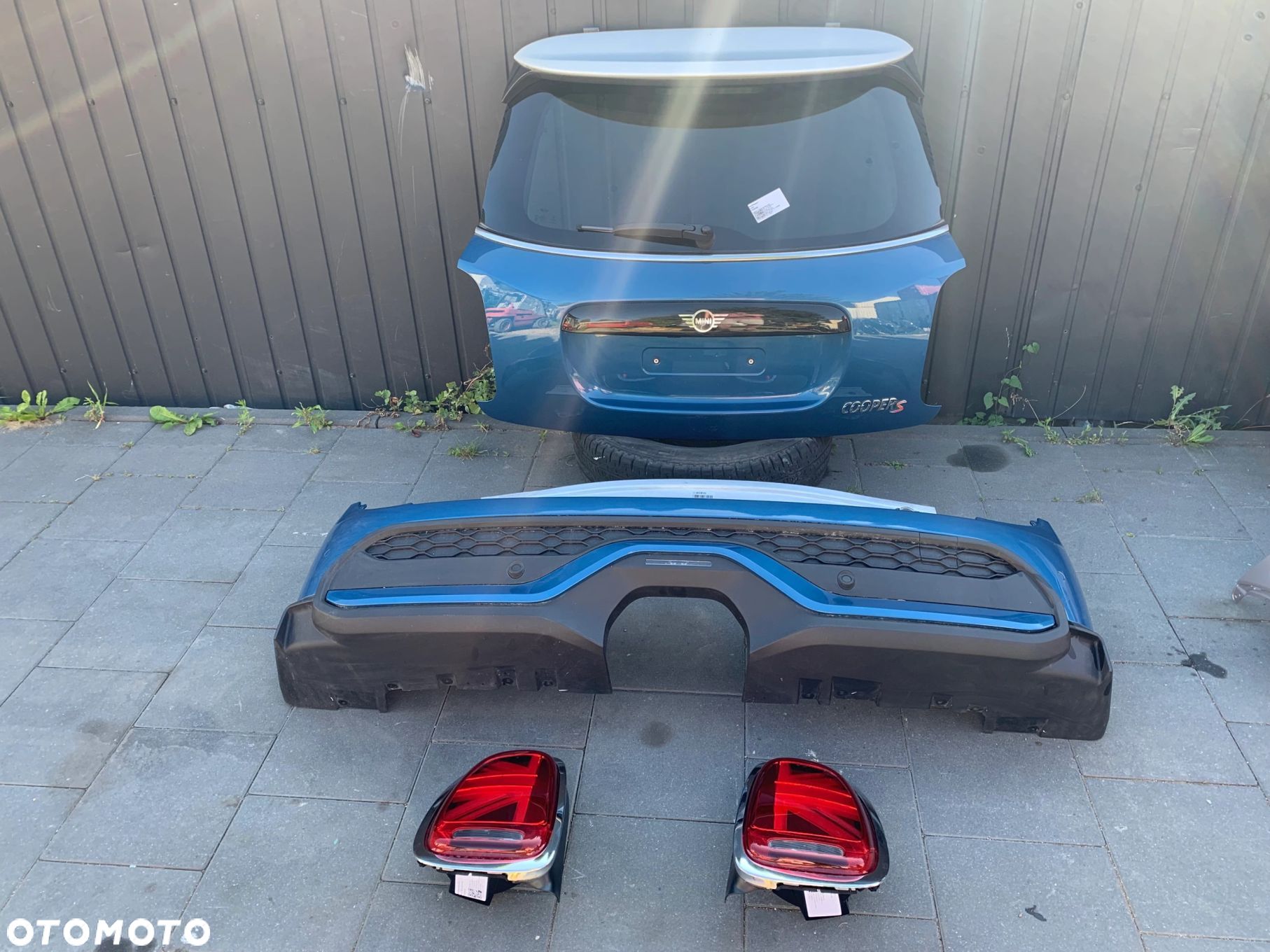KOMPLETNY TYŁ KLAPA ZDERZAK LAMPY BELKA MINI COOPER S F55 LCI C2M ISLAND - 1