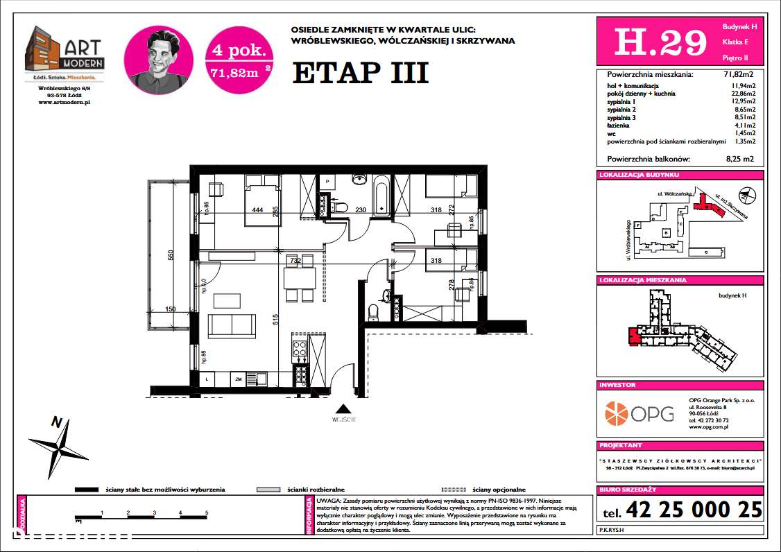4 pokoje, II piętro, duży balkon, blisko Centrum - oddane w 2025 r.