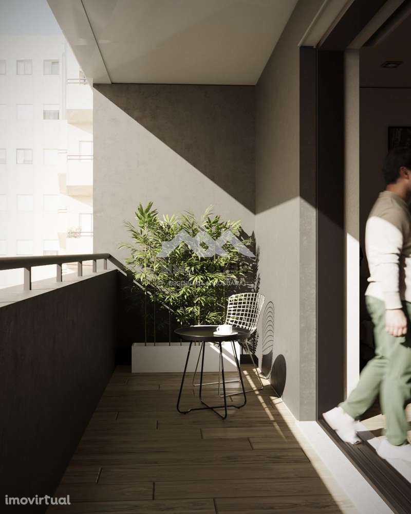 Ap. T0 em Condomínio Fechado | 5 min. Marina do Freixo | Piscina | Pad - Grande imagem: 4/30