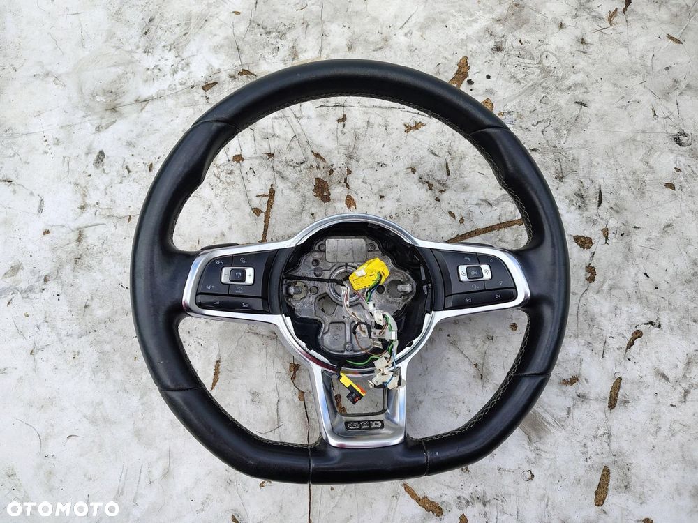 KIEROWNICA SKÓRA STEROWANIE 5G0419091BA VOLKSWAGEN GOLF 7 VII GTD - 1