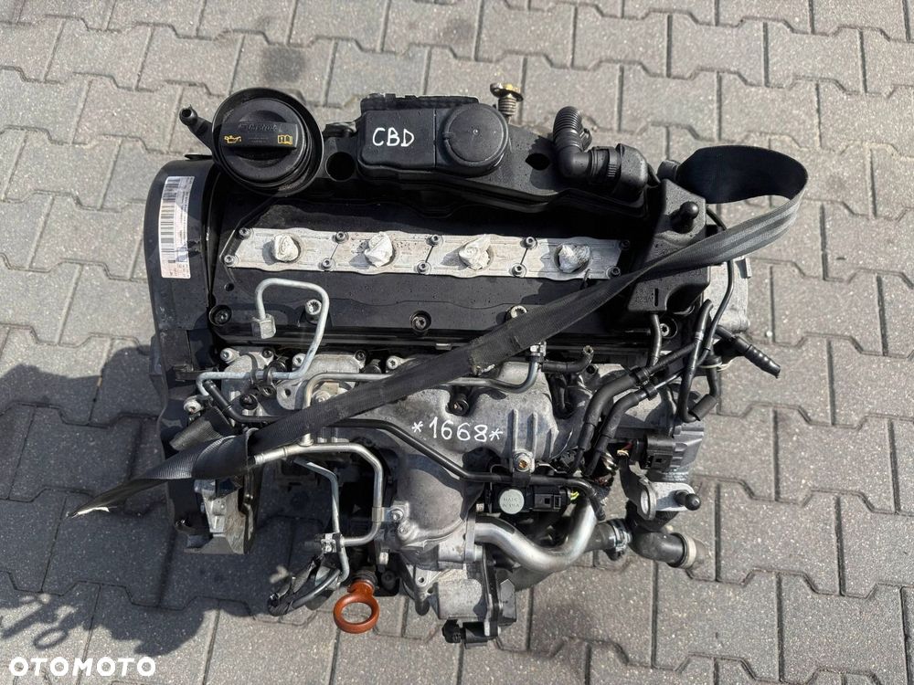 SILNIK 2.0 TDI CBD CBDC VW GOLF VI 2009 ALUMINIOWY KOLEKTOR - 5