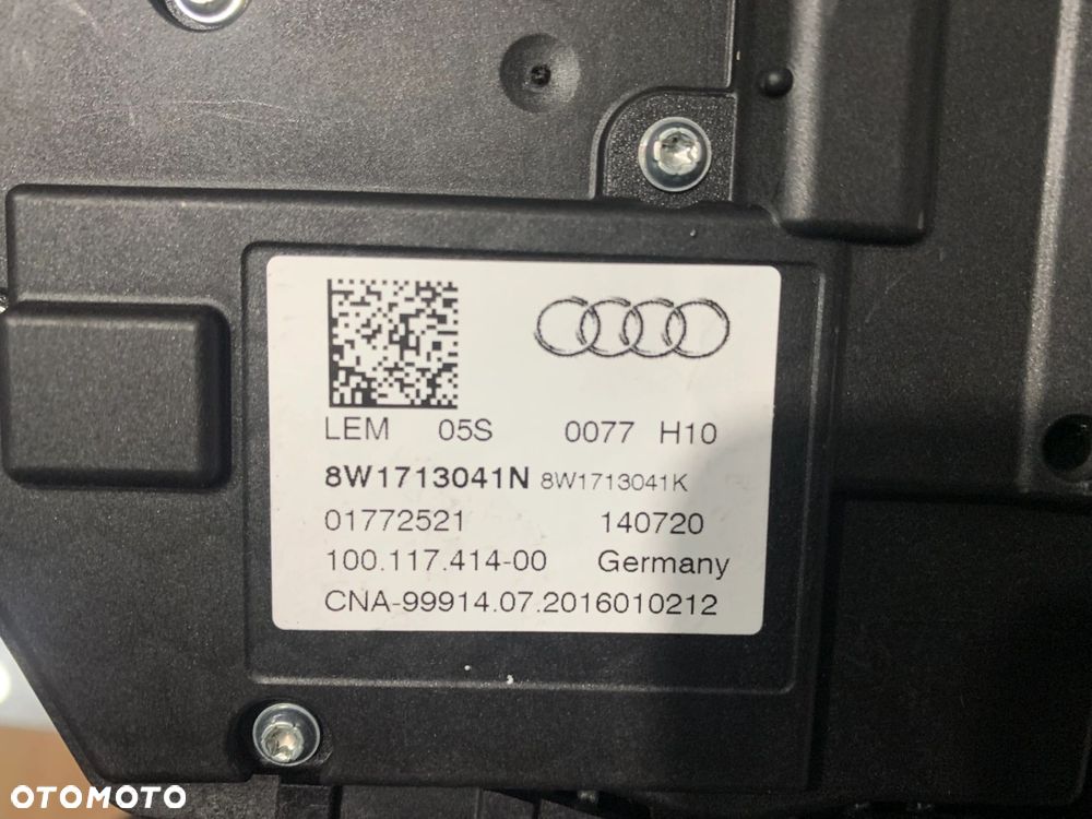 LEWAREK GAŁKA ZMIANY BIEGÓW AUDI A4 B9 SKÓRA 8W1713041N 8W1713041Q - 11