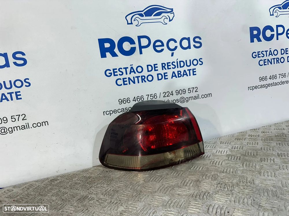 .Conjunto Farolins Tras Traseiro Esquerdo Direito Original Volkswagen VW Golf 6 Mk6 5k0945096E 5k0945095E 2008 - 2013 - 6