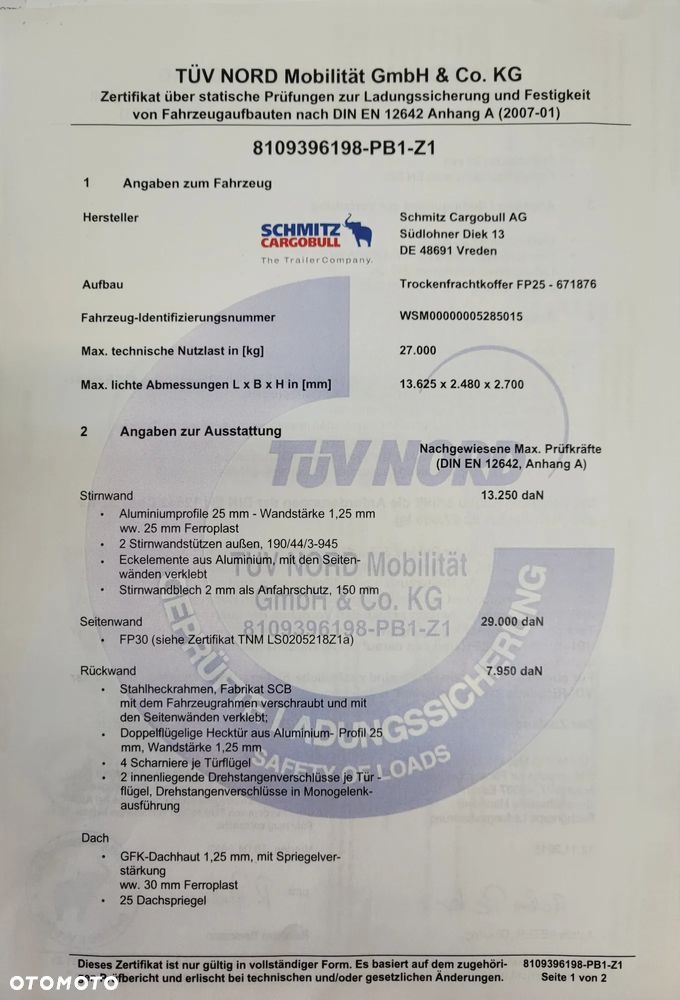 Schmitz Cargobull SCB S2 03VLN - 12