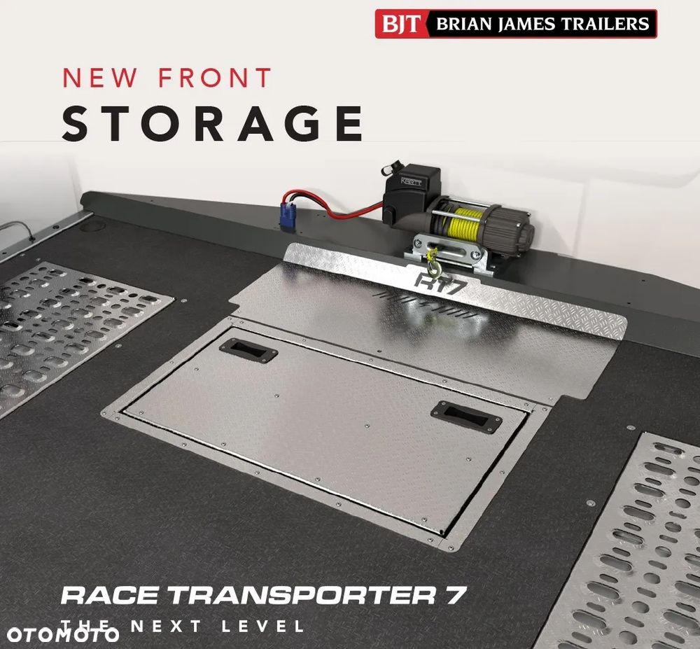 Brian James Trailers Race Transporter 7, Przyczepa do samochodów sportowych, zabytkowych i niskopodwoziowych, DM - 4