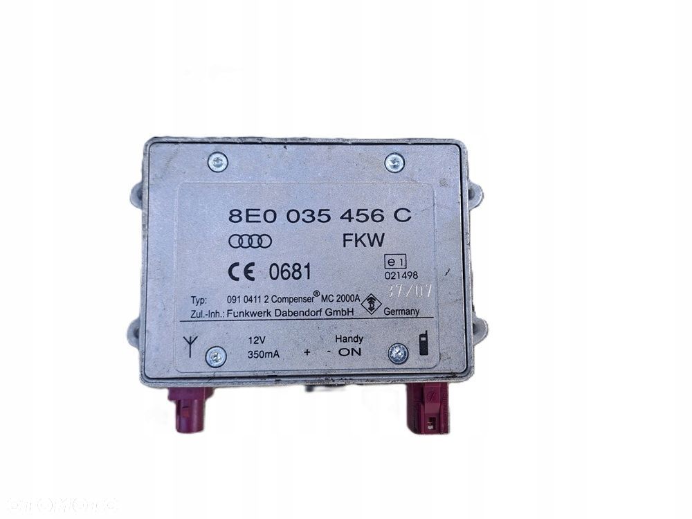 audi a4 b8 a5 8t moduł wzmacniacza antenowy 8e0035456c - 1