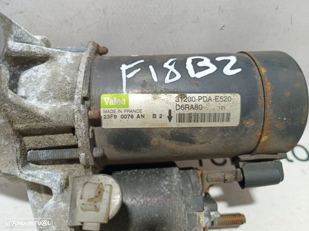 MOTOR DE ARRANQUE VALEO D6RA80 31200PDAE020 HONDA ACCORD 1.8i 16V 140CV F18B2