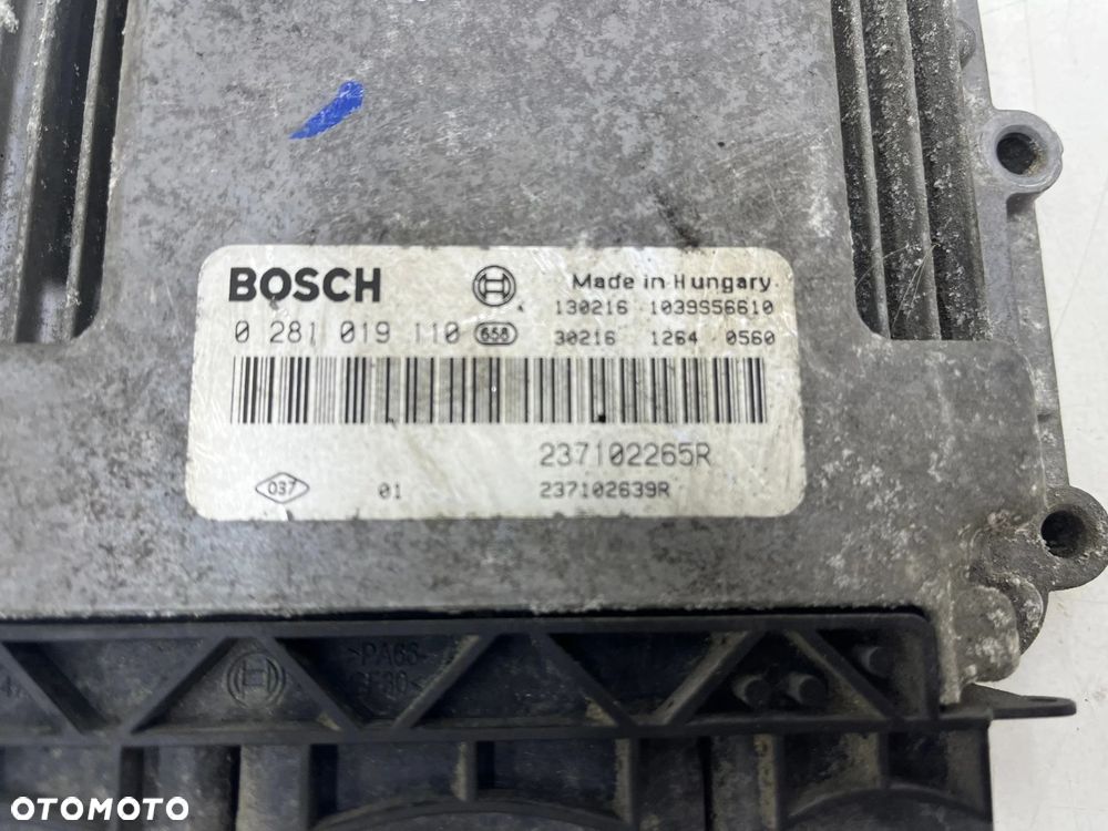 Komputer silnika Opel Movano B Renault Master III 3 2.3 TDCI dCI  diesel sterownik ECU 0281019110 10 - 2