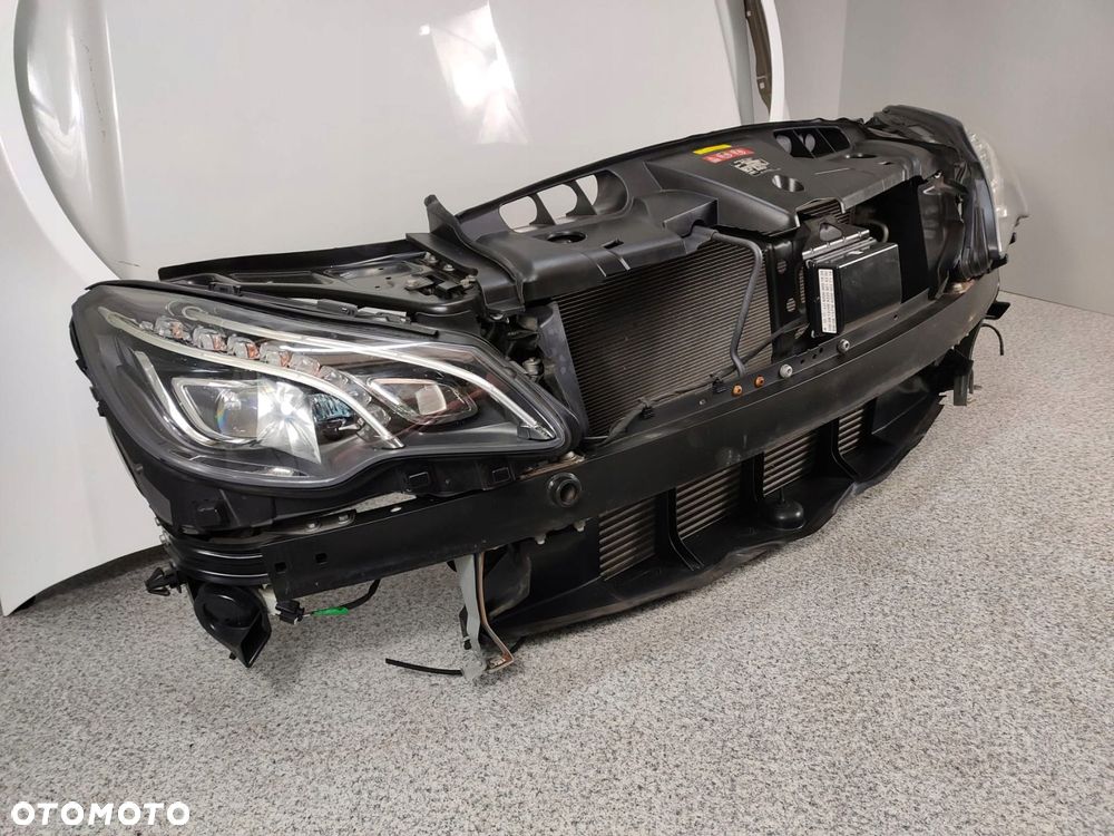 MERCEDES W207 LIFT AMG KOMPLETNY PRZÓD LAMPY ZDERZAK MASKA BŁOTNIKI - 8
