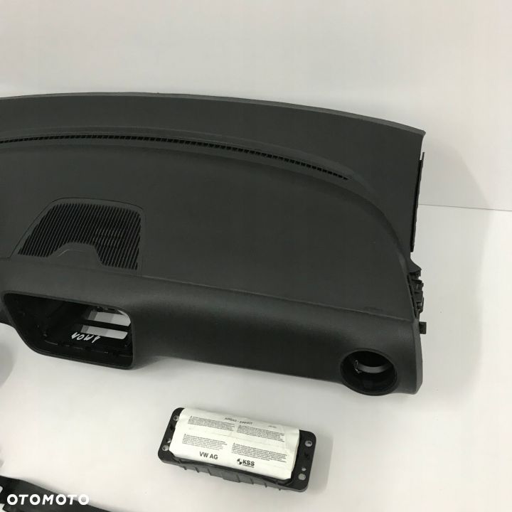 VW UP DESKA ROZDZIELCZA KONSOLA KOKPIT PULPIT PODUSZKI AIRBAG AIR BAG PASY KIT SET - 3