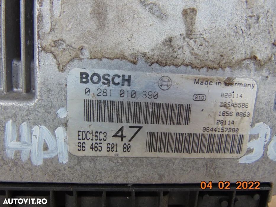 Calculator motor Puegeot 307 1.4hdi ecu - 2